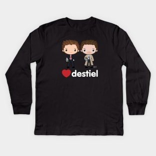 Love Destiel - Supernatural Kids Long Sleeve T-Shirt